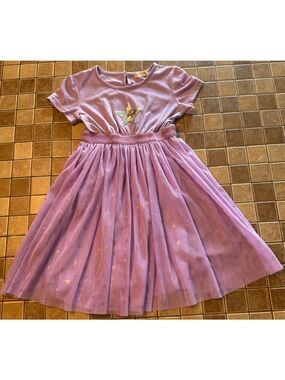 Girls Dani Chins Dress Size 8 Purple Star